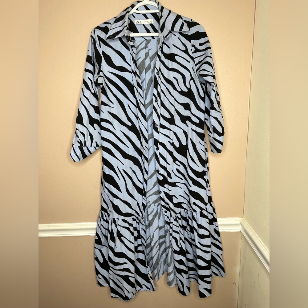 Zara shirt dress